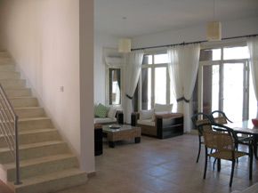 Open plan living area