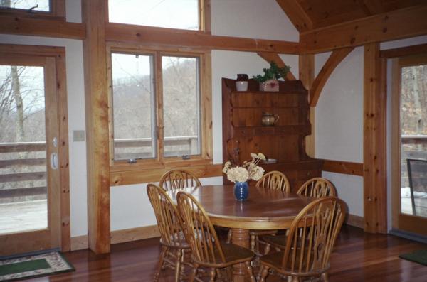 Dining area from stairs