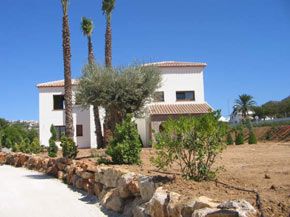 Moraira villa with lanscaped gardens