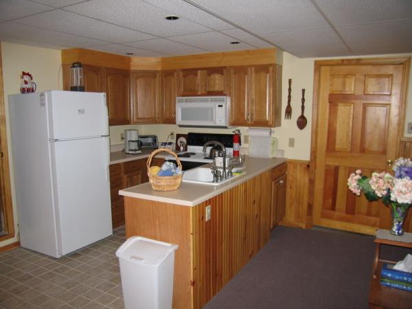 A gourmet kitchen