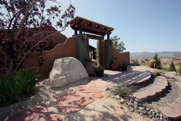 Entry Gate into Private Courtyard