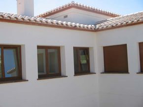 View of villa apartments