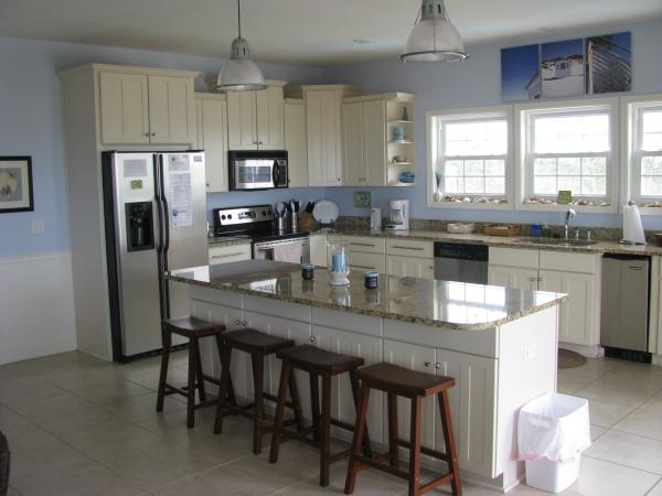 Top Floor Kitchen with Island seating