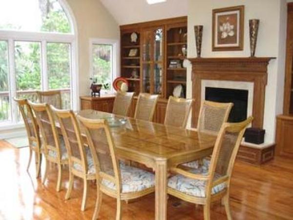 Main Dining Room Complete with Fireplace
