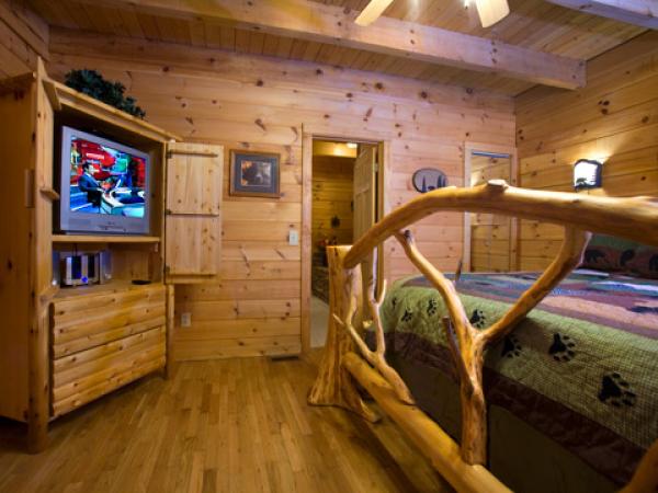 Bedroom with TV