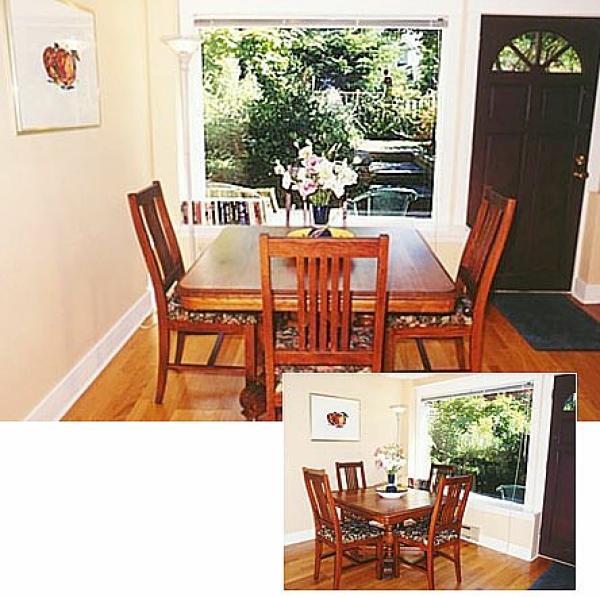 Dining Room with Beautiful Garden View