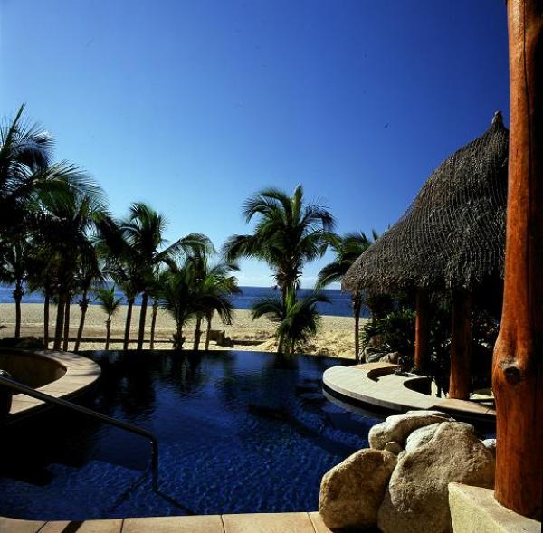 Beach view from Pool