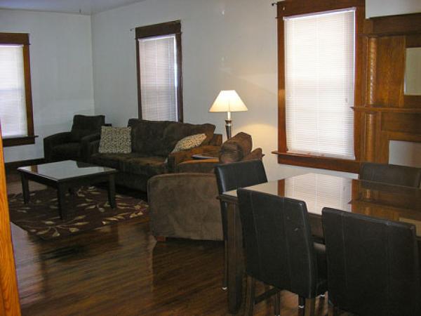 Living Area with Dining View