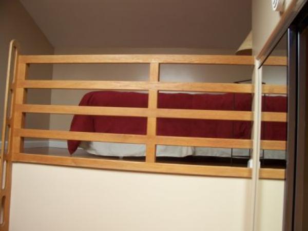 3rd BR loft with Queen and Single