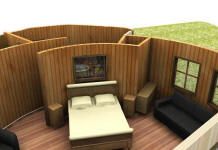 Tree house bedroom