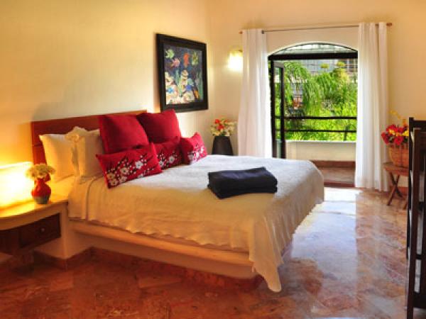 Master Bedroom opens to balcony with views  