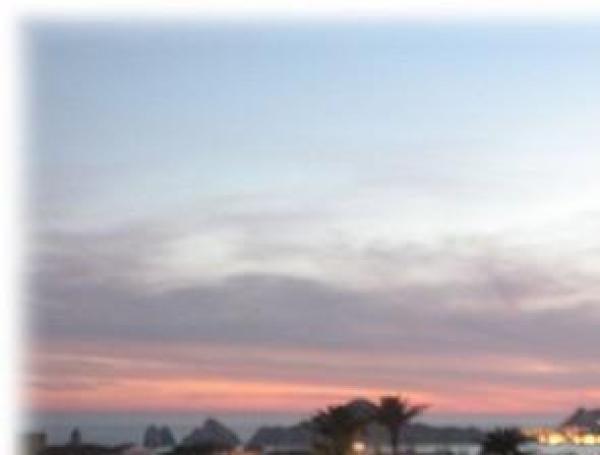 Spectacular sunset from the terrace