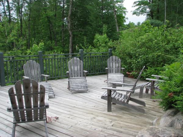 Relaxing Look-out area next to Condo 