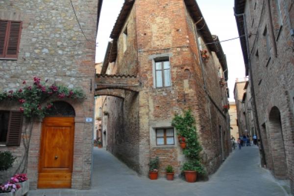 the narrow streets