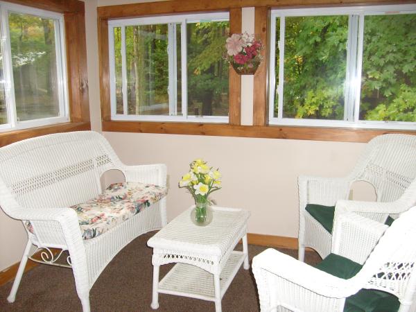 Enjoy the comfort of the 4 Season Outdoor Porch.