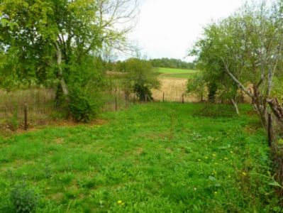 Garden area overlooking countryside