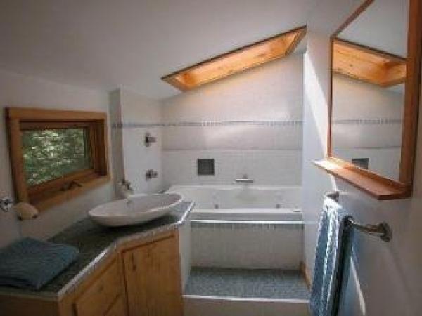 Master Bath in loft
