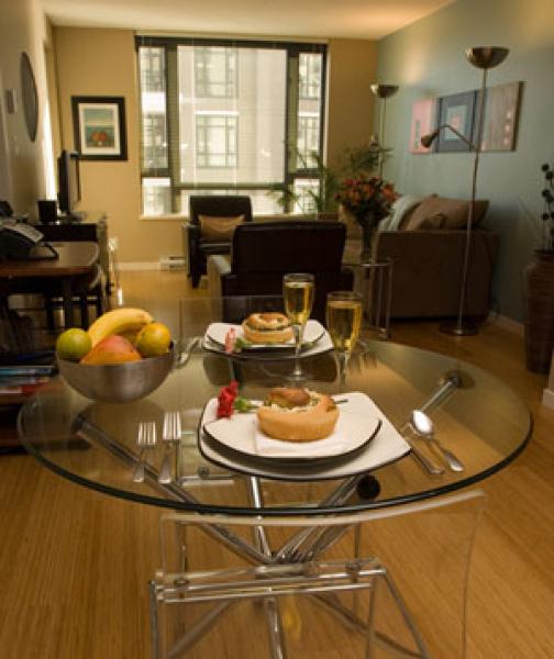 Living Room & Dining Area