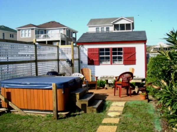 Outside Hottub