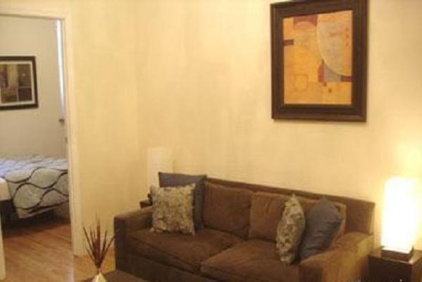 Living Room With Bedroom Entrance View