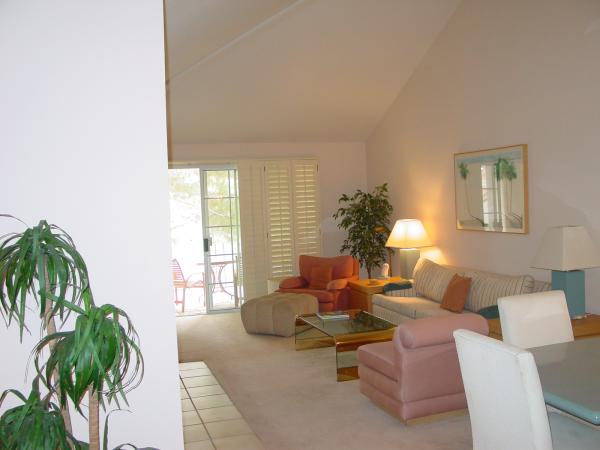 Vaulted  LR Ceilings (new furniture since photo)