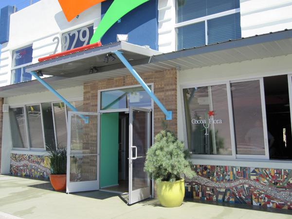 mosaic and colorful sails fit in artistic area
