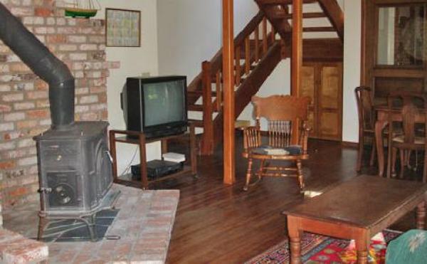 Stairway to upper level