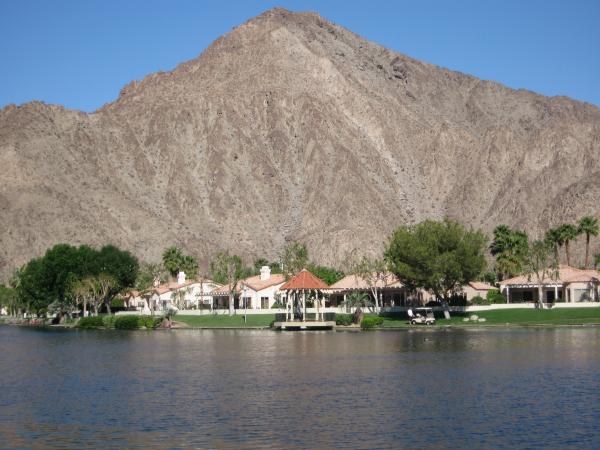 Mountains By Lake