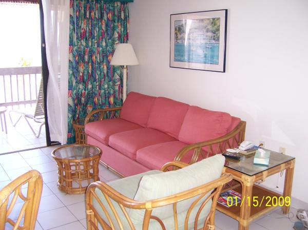 Queen Size Sofa Bed on Lower Level