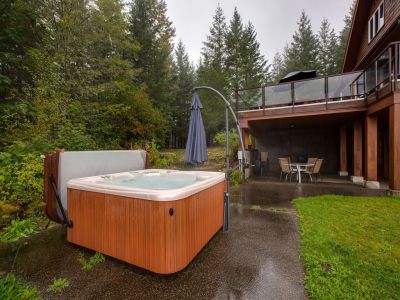 Hot Tub View back to House