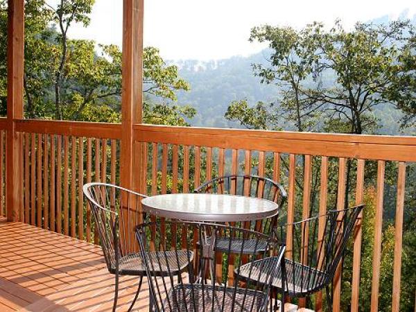 Bistro Table with a view from Lower Deck