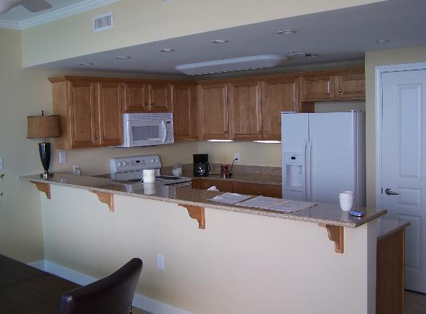Kitchen with a view! You almost feel like a cook!