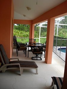 lanai and outside BBQ