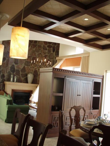 Looking from Dining Room into Living Room