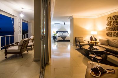 Master Bedroom with sitting room and patio