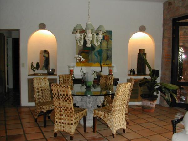 A Beautiful Dining Area with Seating for Four