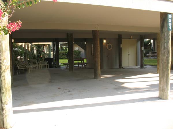 Private parking for three cars.