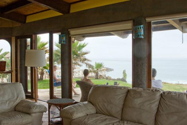 Living Room Overlooking Ocean
