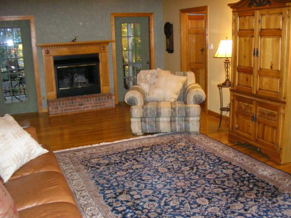 Living Area with Entry to Large Screened Porch