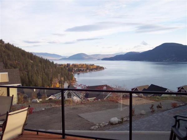 Lake & Mountain View from Deck