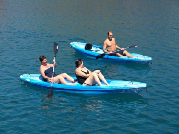 Two tandem kayaks available for your pleasure