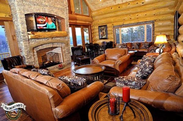 Living Room with Fireplace
