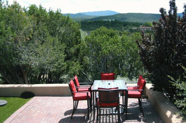 View From Front Portal With Dining Table