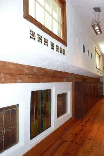 more stained glass in Master bedroom