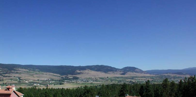 Valley Views from Top Floor Units