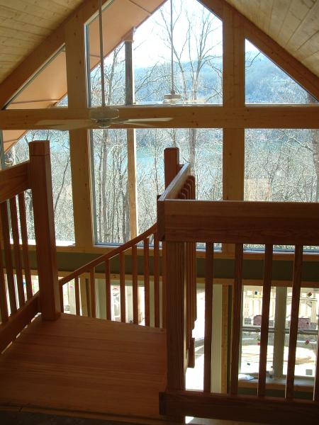 Twin Size Bed in Loft View