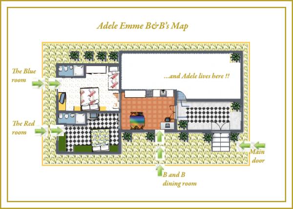 Adele Emme B&B map !
