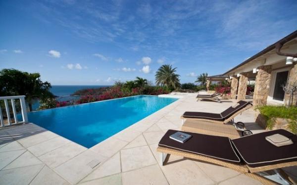 Deck Area With Pool View