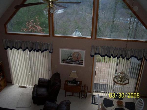 Looking Down from Loft Bedroom