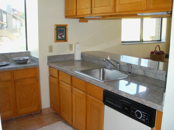 Kitchen With Granite Counters,  Mountain Views